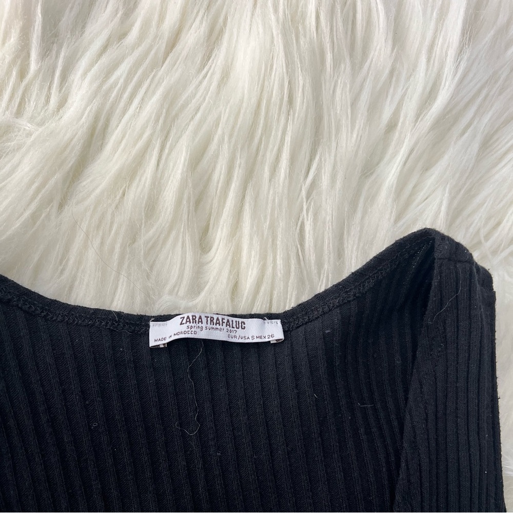 Zara Black Jumpsuit Size Small - Picture 4 of 9